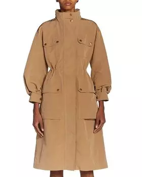 Парка Nantes с затягивающейся талией Moncler, коричневый/бежевый
