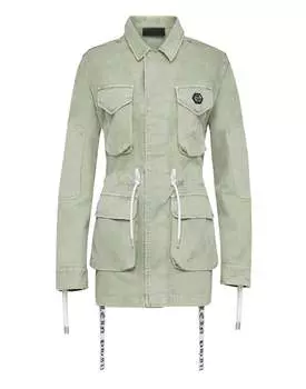 Парка "Never Leave It" PHILIPP PLEIN, цвет military