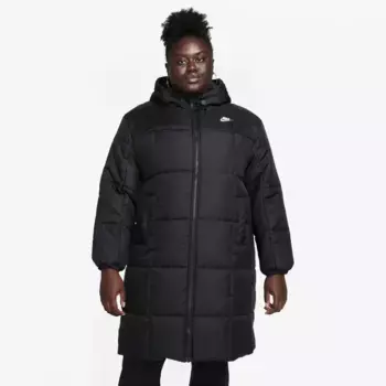 Парка Nike Sportswear "W NSW TF THRMR CLSC PARKA", с капюшоном, большие размеры, белый