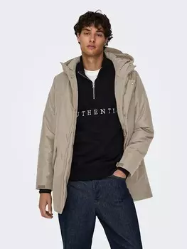Парка ONLY & SONS Parka, бежевый