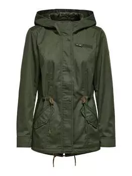 Парка ONLY, темно-зеленый