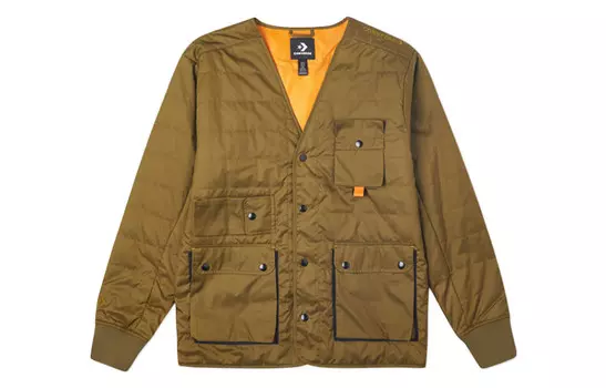 Парка Пальто Мужское Зеленый Converse, зеленый