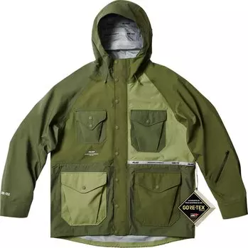 Парка Palace x Engineered Garments GORE-TEX Field Parka 'Olive', зеленый