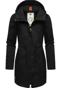 Парка Ragwear "Canny", с капюшоном, стильная переходная куртка с большим капюшоном, цвет Dark