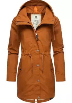 Парка Ragwear "Canny", с капюшоном, стильная переходная куртка с большим капюшоном, цвет Zimt