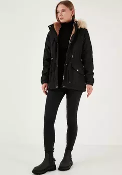 Парка REGULAR FIT LELA, черный