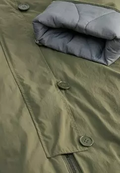 Парка REVERSIBLE SHOWER RESISTANT QUILTED Next, зеленый