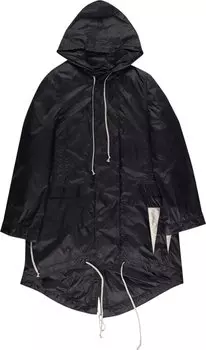 Парка Rick Owens DRKSHDW Fishtail Parka 'Black', черный