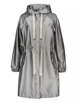 Парка с атласной отделкой Herno, серый