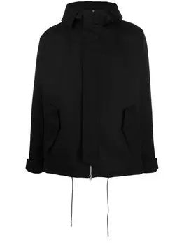 Парка с капюшоном и стеганой подкладкой Low Brand, черный