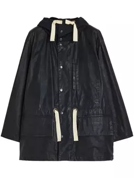 Парка с капюшоном LEMAIRE, черный