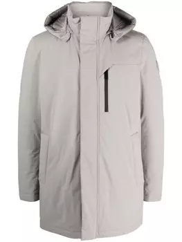 Парка с капюшоном Woolrich, серый