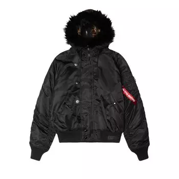 Парка с короткой талией Stussy x Alpha Kryptek N-2B, цвет Черный