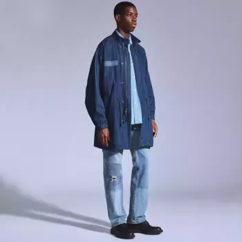 Парка с рыбьим хвостом Levi's, цвет Fishtail Marine - Medium Wash