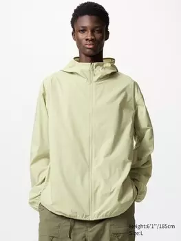Парка с защитой от ультрафиолета Uniqlo, 50 светло-зеленый