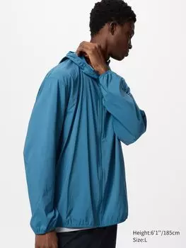 Парка с защитой от ультрафиолета Uniqlo, 66 синий