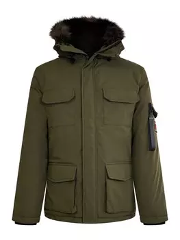 Парка SikSilk Winter Parka, оливковый