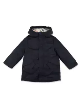 Парка со съемной подкладкой BURBERRY KIDS, черный
