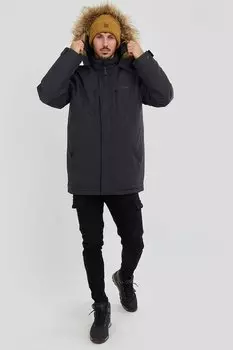 Парка Spirit с эко-пухом Fundango, черный