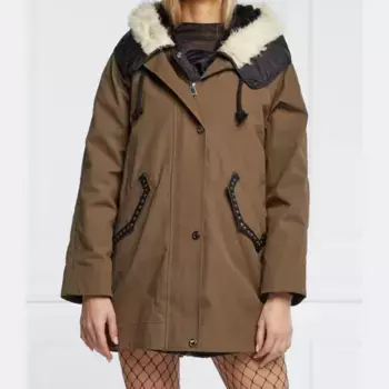 Парка стандартного кроя 2 в 1 тандил Pinko, хаки