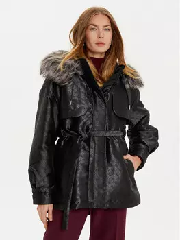 Парка стандартной посадки Guess, черный