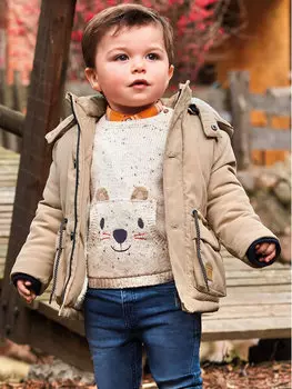 Парка стандартной посадки Mayoral, бежевый