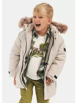 Парка стандартной посадки Mayoral, бежевый