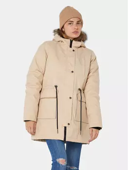 Парка стандартной посадки Noisy May, бежевый