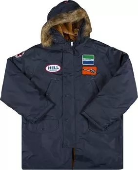 Парка Supreme x Hysteric Glamour N-3B Parka 'Navy', синий