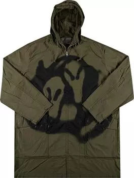 Парка Supreme x Yohji Yamamoto Parka 'Olive', зеленый