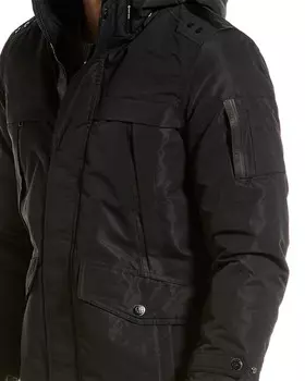 Парка Taslan Point Zero с капюшоном, черный