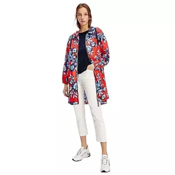 Парка Tommy Hilfiger Floral Print, красный/цветочный принт