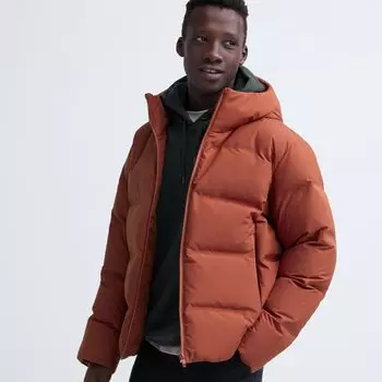 Парка UNIQLO бесшовная, оранжевый