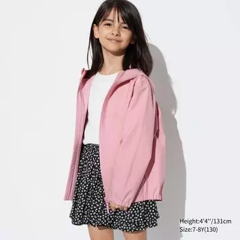 Парка Uniqlo детская легкая, розовый