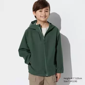 Парка Uniqlo детская, оливковый