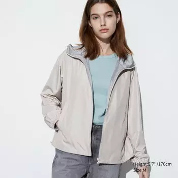 Парка UNIQLO двусторонняя, бежевый