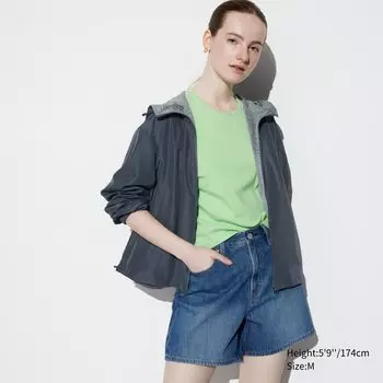Парка UNIQLO двусторонняя, серый