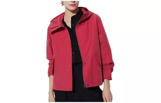 Парка UNIQLO хлопковая, красный