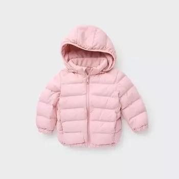 Парка UNIQLO на молнии, розовый