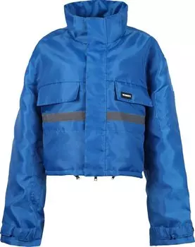 Парка Vetements Cropped Reflector Parka 'Royal Blue', синий