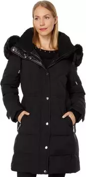 Парка Vince Camuto Parka w/ Faux Sherpa V22759, черный