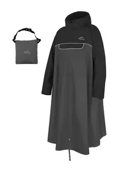 Парка WASSERDICHTER REGENPONCHO, EXTRA LANG MIT RMELN UND BRUSTTASCHE normani Outdoor Sports, черный