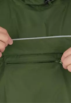 Парка WASSERDICHTER REGENPONCHO, EXTRA LANG MIT RMELN UND BRUSTTASCHE normani Outdoor Sports, оливковый