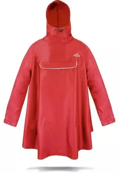 Парка WASSERDICHTER REGENPONCHO MIT RMELN UND KAPUZE, REFLEKTIERENDE REGEN normani Outdoor Sports, красный