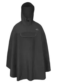 Парка WASSERDICHTER REGENPONCHO REGENJACKE MIT TASCHE UND REFLEKTOR normani Outdoor Sports, черный металлик