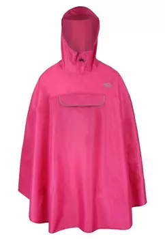 Парка WASSERDICHTER REGENPONCHO REGENJACKE MIT TASCHE UND REFLEKTOR normani Outdoor Sports, пестрый розовый