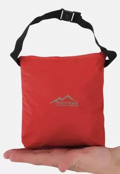 Парка WASSERDICHTER REGENPONCHO REGENJACKE MIT TASCHE UND REFLEKTOR normani Outdoor Sports, красный