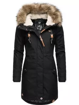 Парка желтовато-коричневая Ragwear, черный