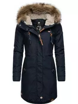 Парка желтовато-коричневая Ragwear, синий