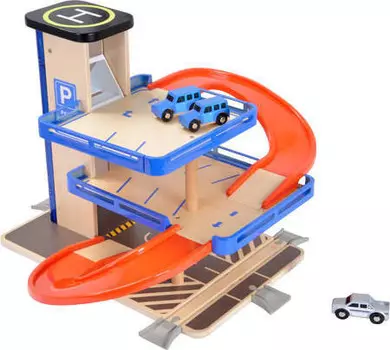 Парковка с лифтом и автомобилями бизнес-класса Small Foot Design